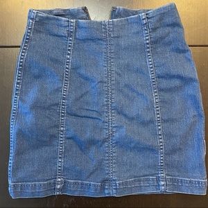 Free People Denim Skirt